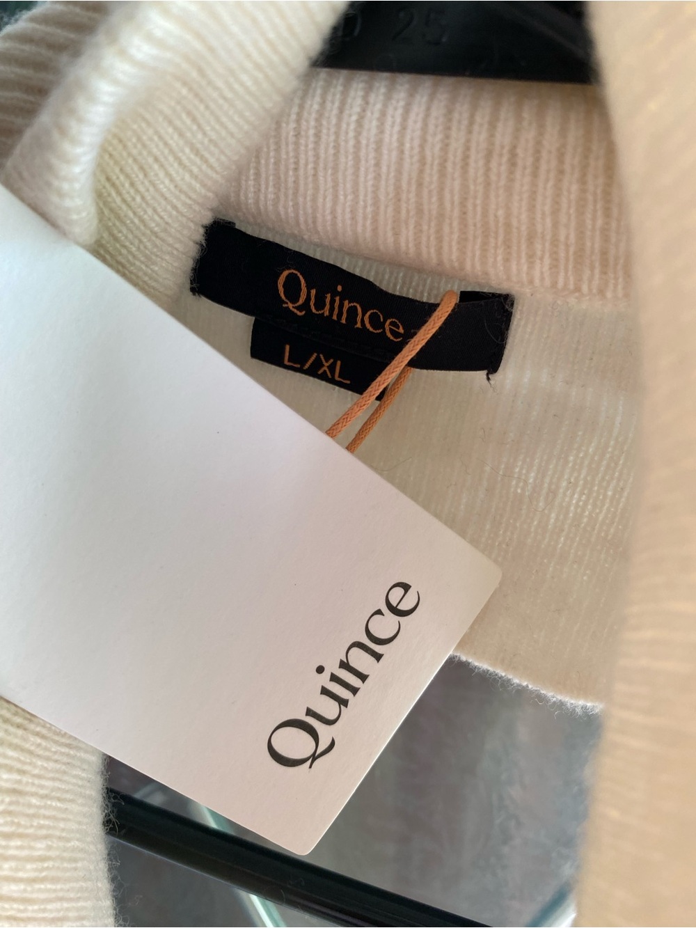 🆕 NWT Quince Cashmere Insert for Scuba Convertible Blazer Sz L/XL - Picture 3 of 9
